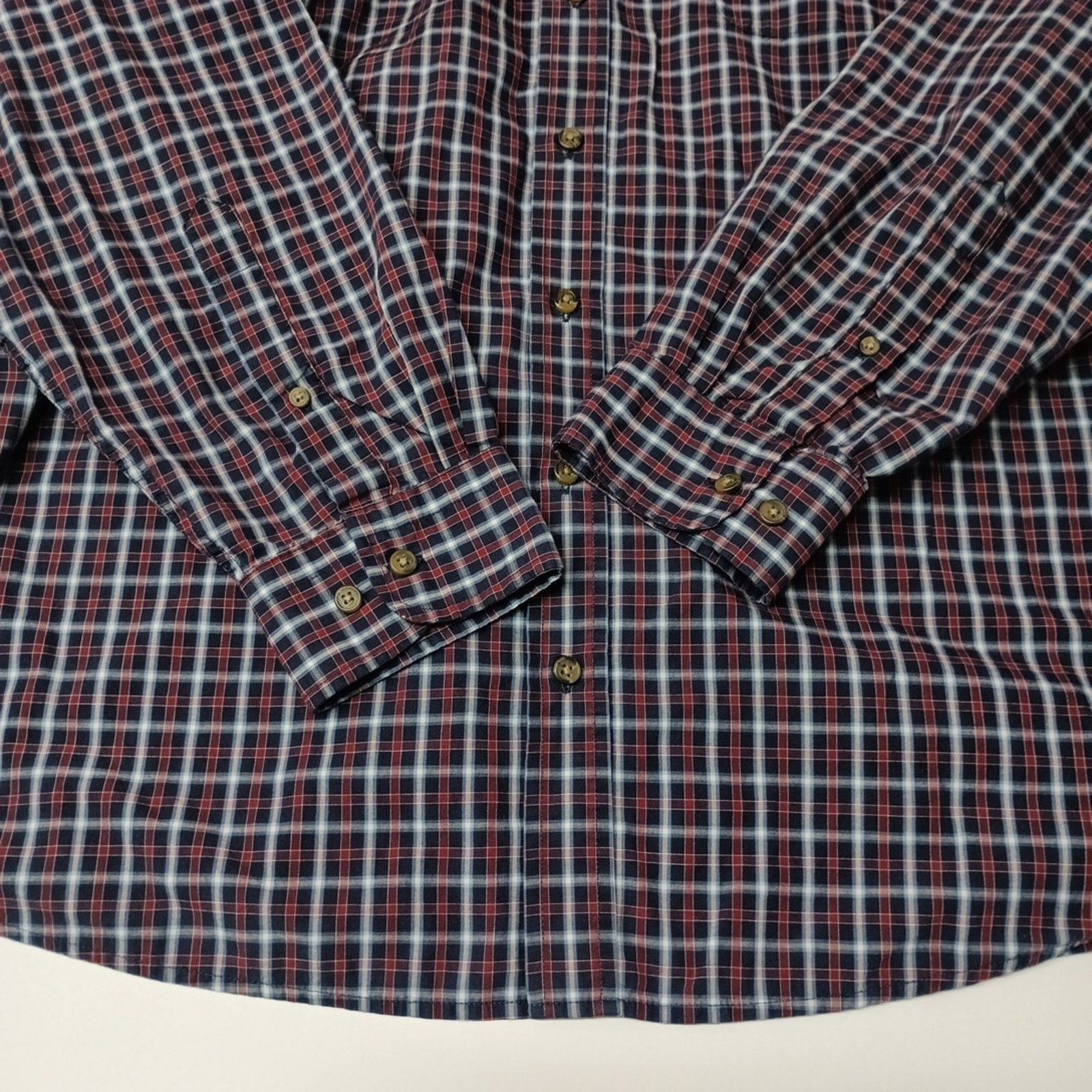 Other Harbor Bay Shirt Men's 2XL Multicolor Plaid Cotton Blend Size US XXL / EU 58 / 5 - 2 Thumbnail