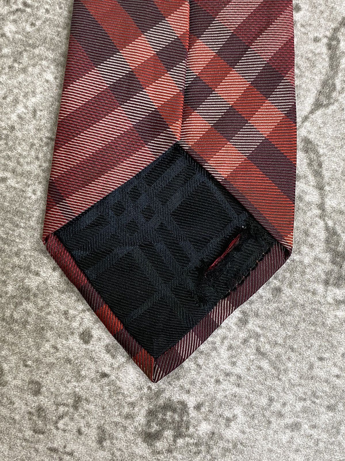 Burberry Vintage Burberry Nova Check Silk Tie Size ONE SIZE - 4 Thumbnail