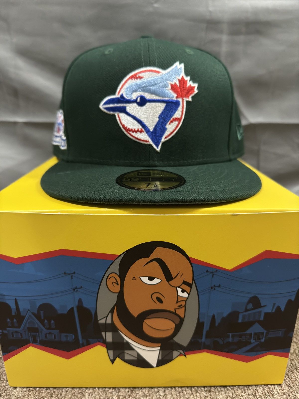 image of Hat x Hat Club Exclusive Og"green Icy" Size 7 1/2, Men's