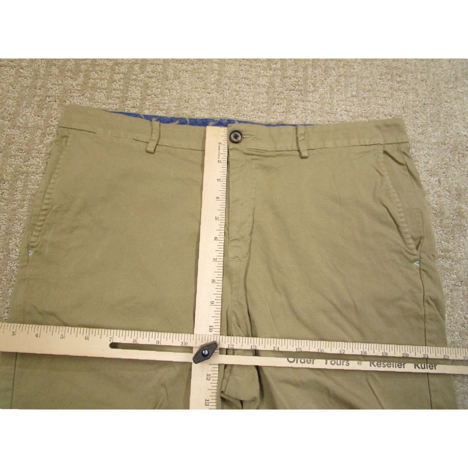 Tommy Bahama Tommy Bahama Shorts Men 35 Brown Lightweight Chino Stretch Pima Cotton Casual Size US 35 - 4 Thumbnail