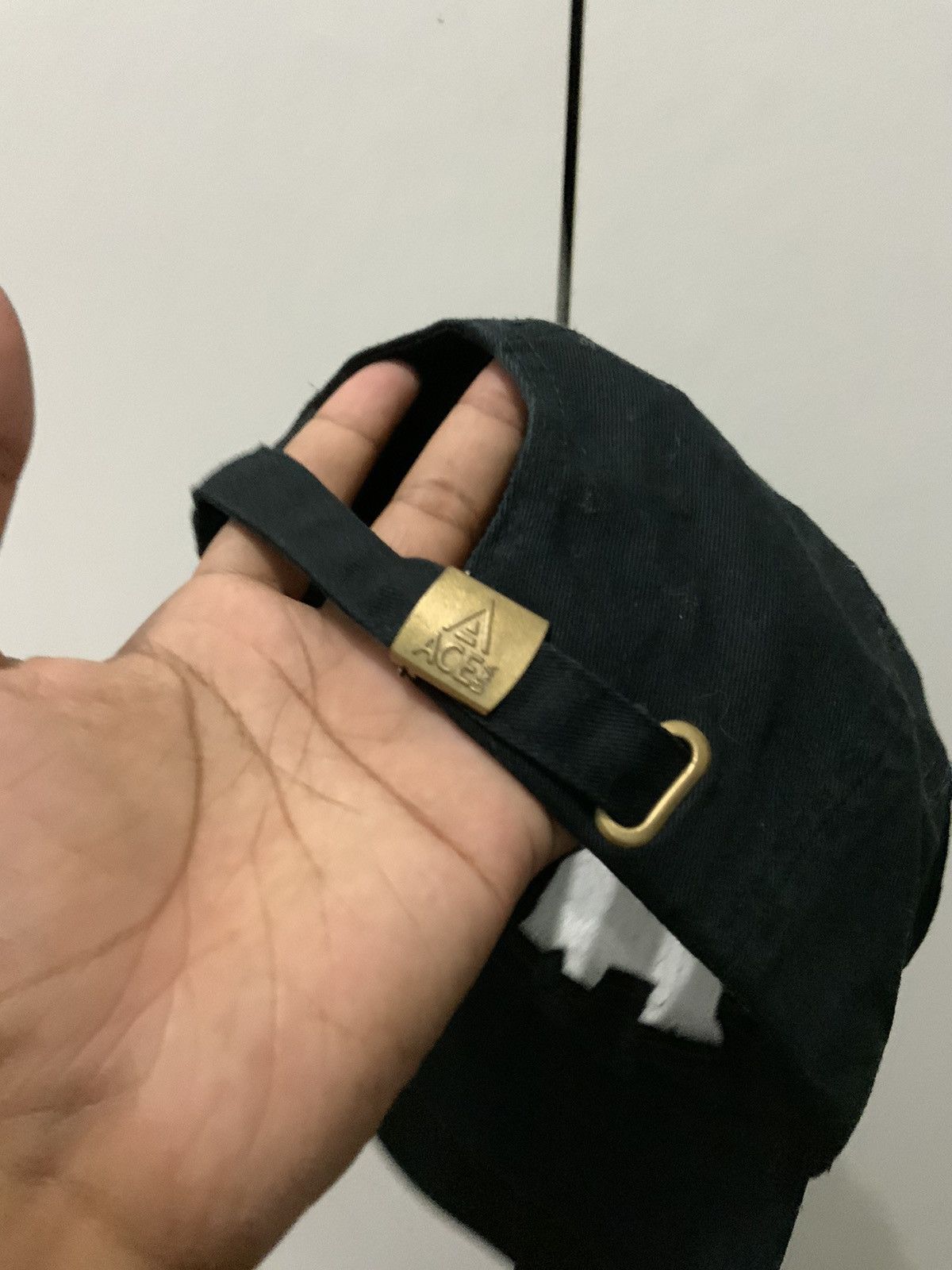 Japanese Brand Ace USA Big Logo Mama Bear Black Hat Size ONE SIZE - 11 Thumbnail