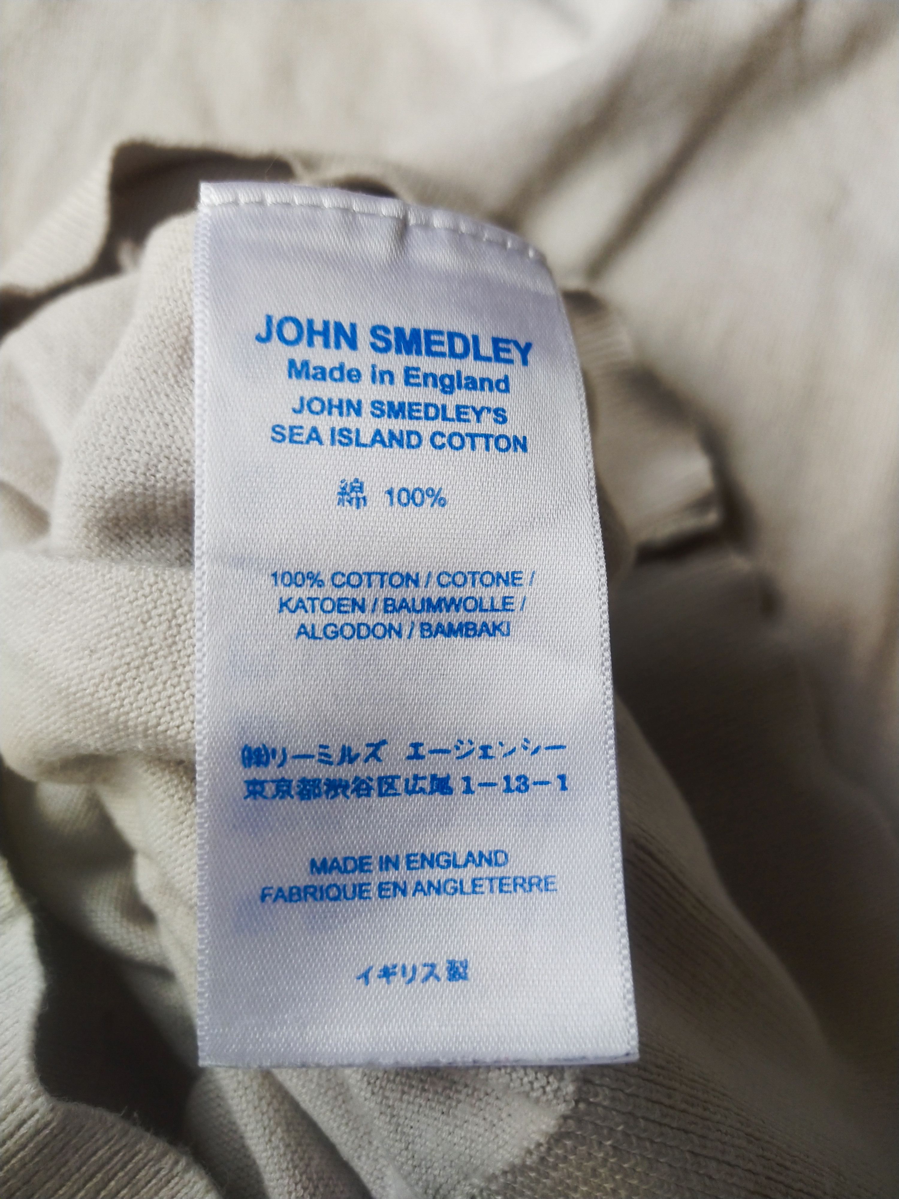John Smedley John Smedley Sea Island Cotton Knit Top Made in England Size S / US 4 / IT 40 - 6 Thumbnail