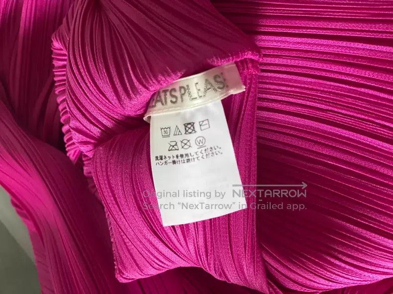 Issey Miyake Issey Miyake Rose pink princess sleeve dress Size XXL / US 16-18 / IT 52-54 - 4 Thumbnail