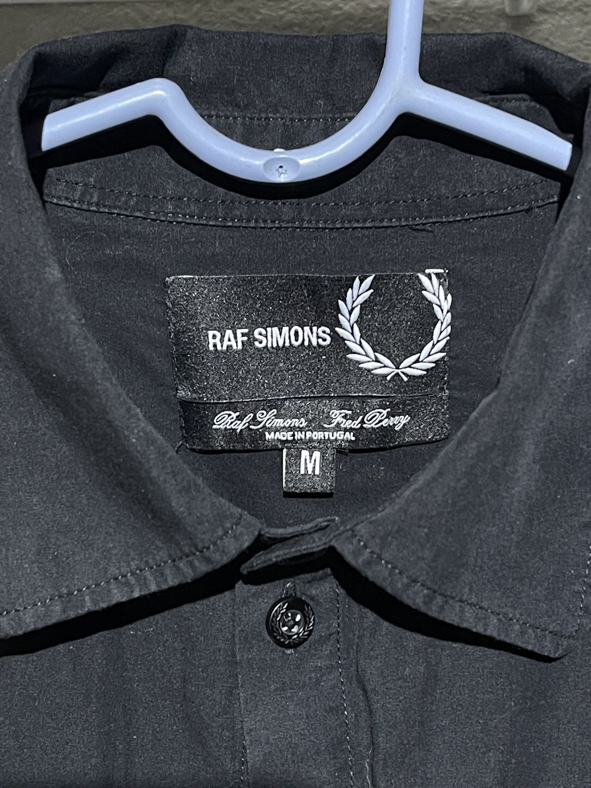 Fred Perry × Raf Simons Patched oversize shirt Size US M / EU 48-50 / 2 - 3 Thumbnail