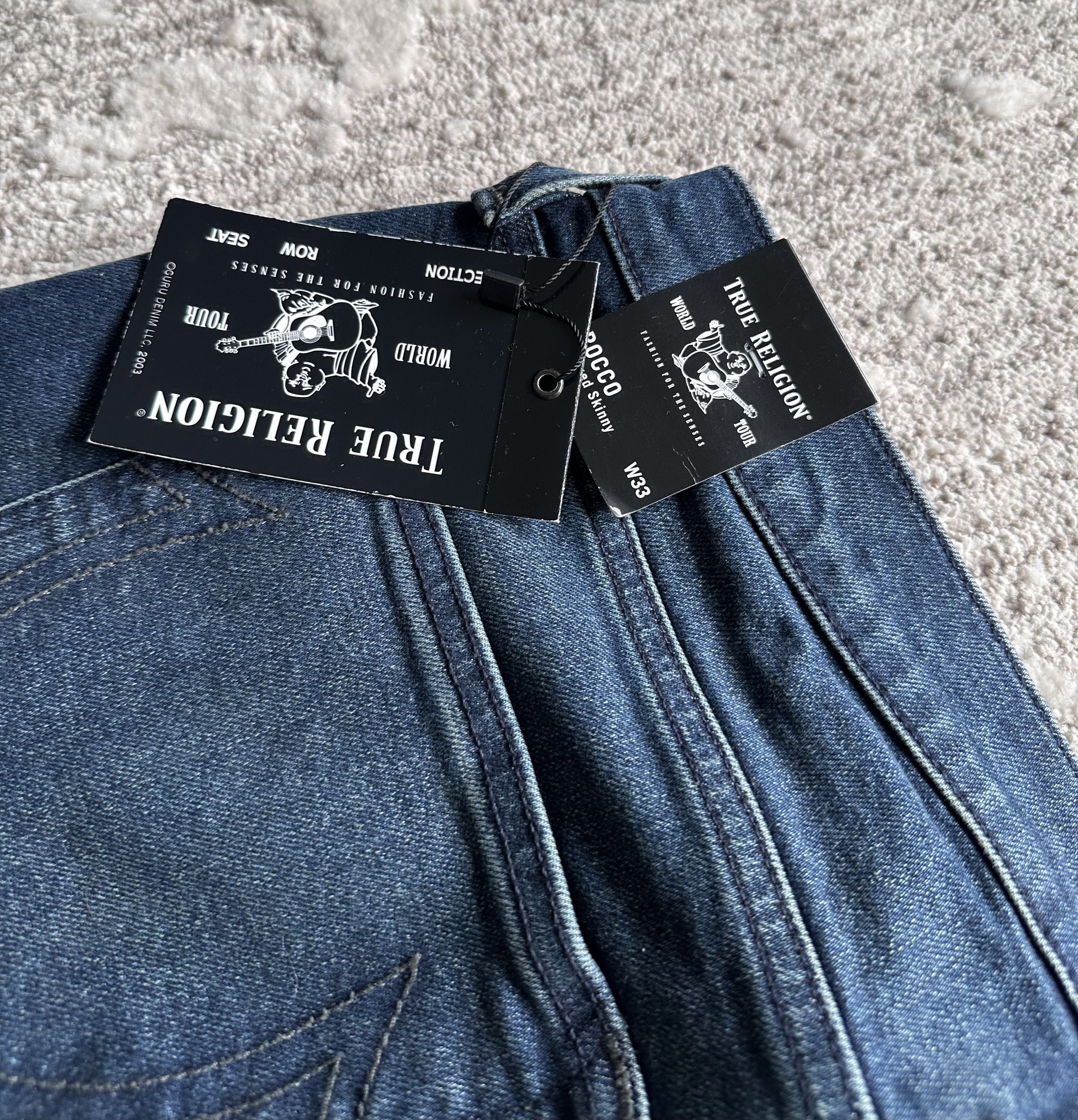 True Religion NEW True Religion Rocco Relaxed Slim Jeans Size US 33 - 3 Thumbnail