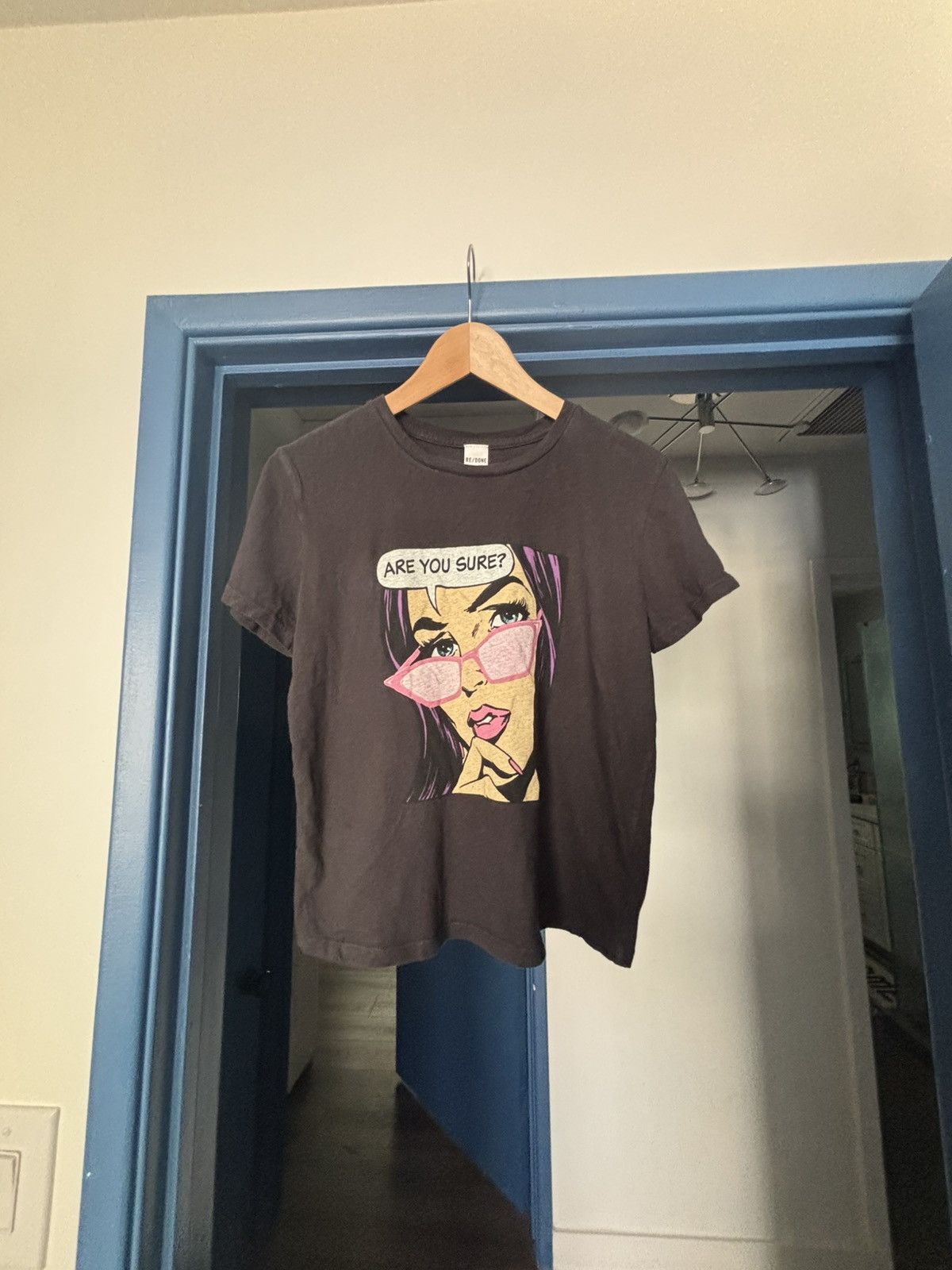 RE/DONE RE/DONE 90s Easy "Are You Sure" Tee Size M / US 6-8 / IT 42-44 - 3 Thumbnail