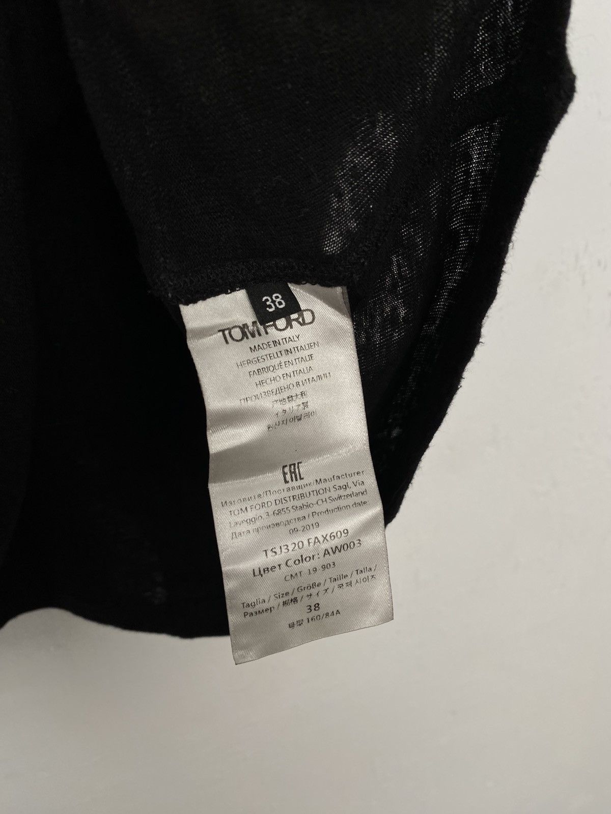 Tom Ford Tom ford AW003 Size US S / EU 44-46 / 1 - 5 Thumbnail
