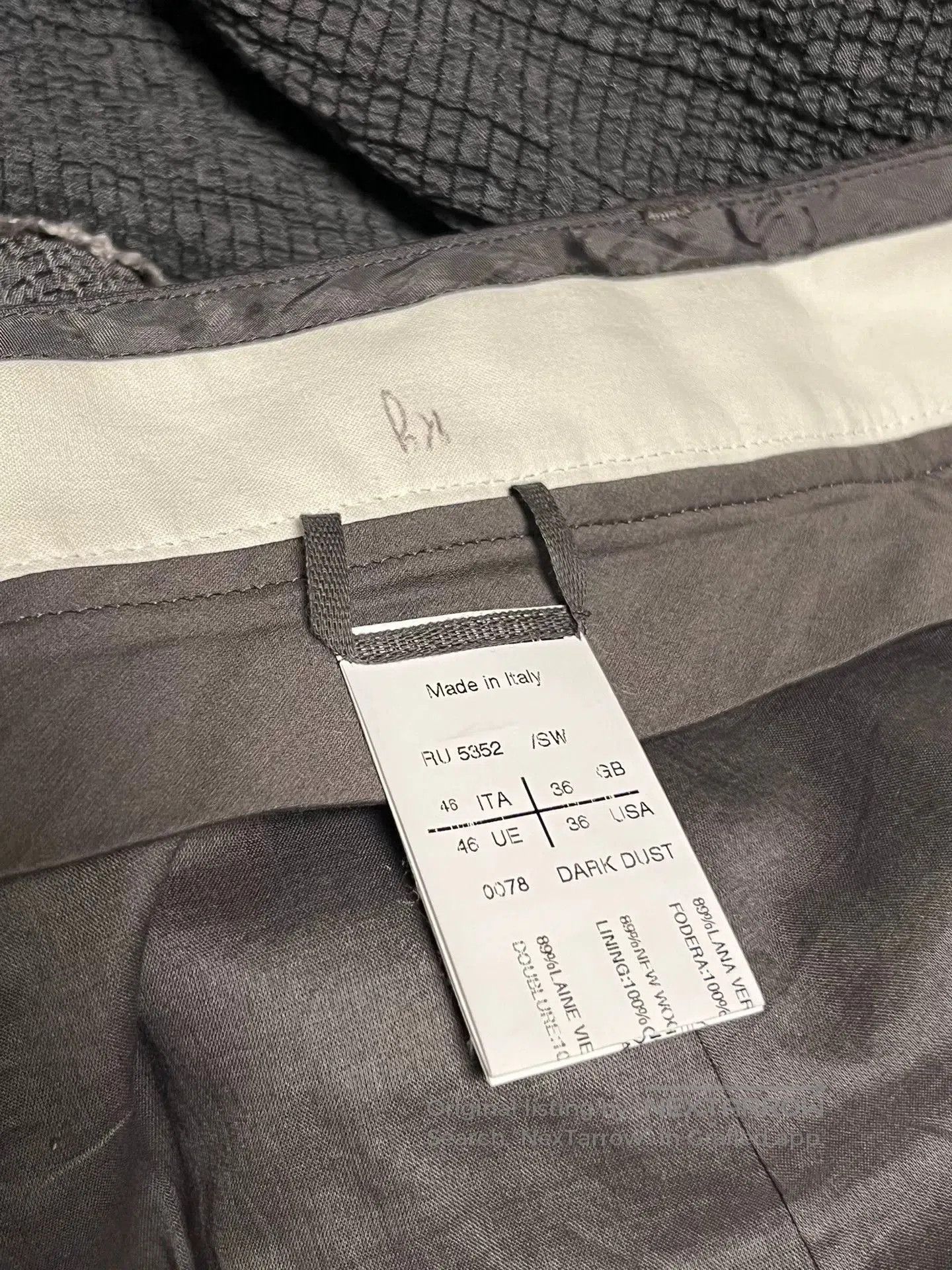 Rick Owens rick owens double. Size US 34 / EU 50 - 9 Thumbnail