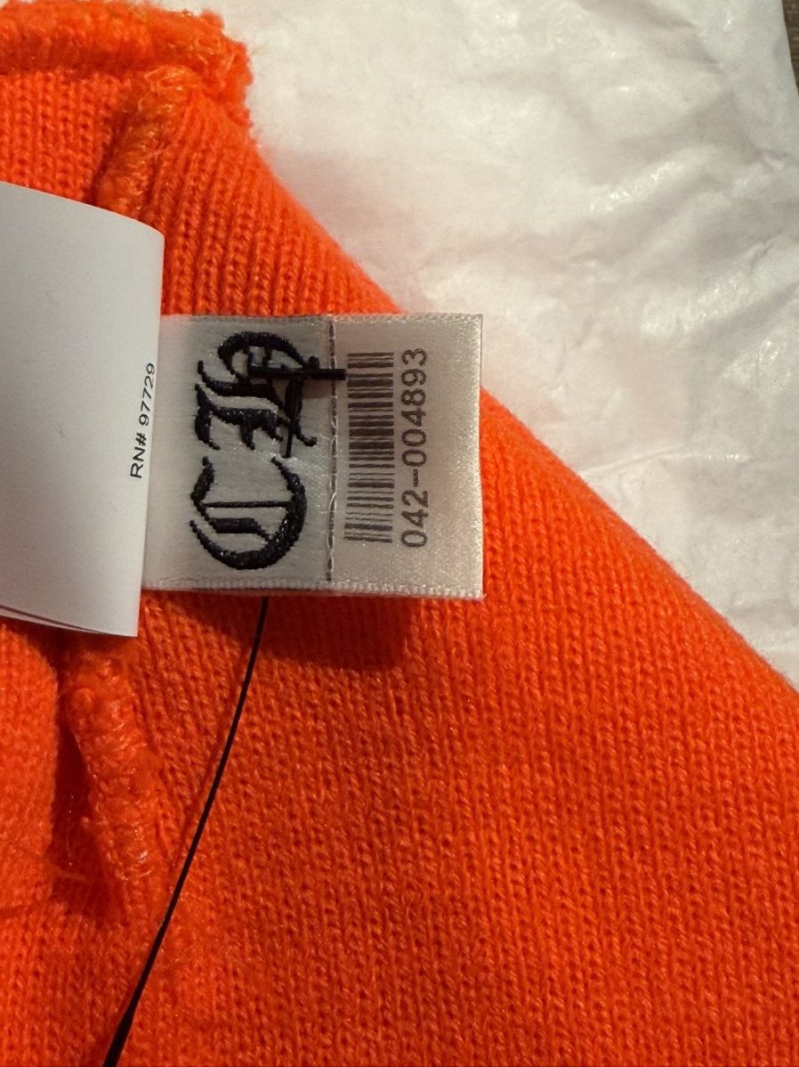 Chrome Hearts Chrome Hearts Orange Beanie Size ONE SIZE - 9 Thumbnail
