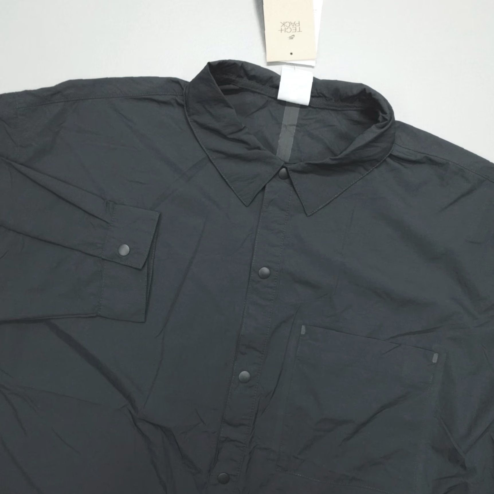 Nike Nike Tech Pack Woven LS Shirt Men XL Oversized Repel Black DX0205-010 Size US XL / EU 56 / 4 - 2 Thumbnail