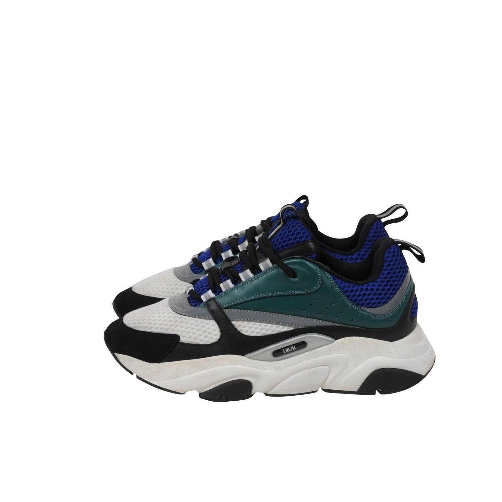 Dior B22 Sneakers White Blue Black Green - 02053 Size US 8 / EU 41 - 4 Thumbnail