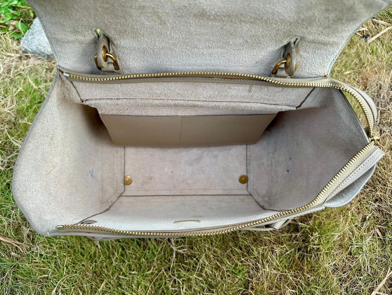 Celine Authentic Celine Grained Calfskin Mini Belt Bag Size ONE SIZE - 6 Thumbnail