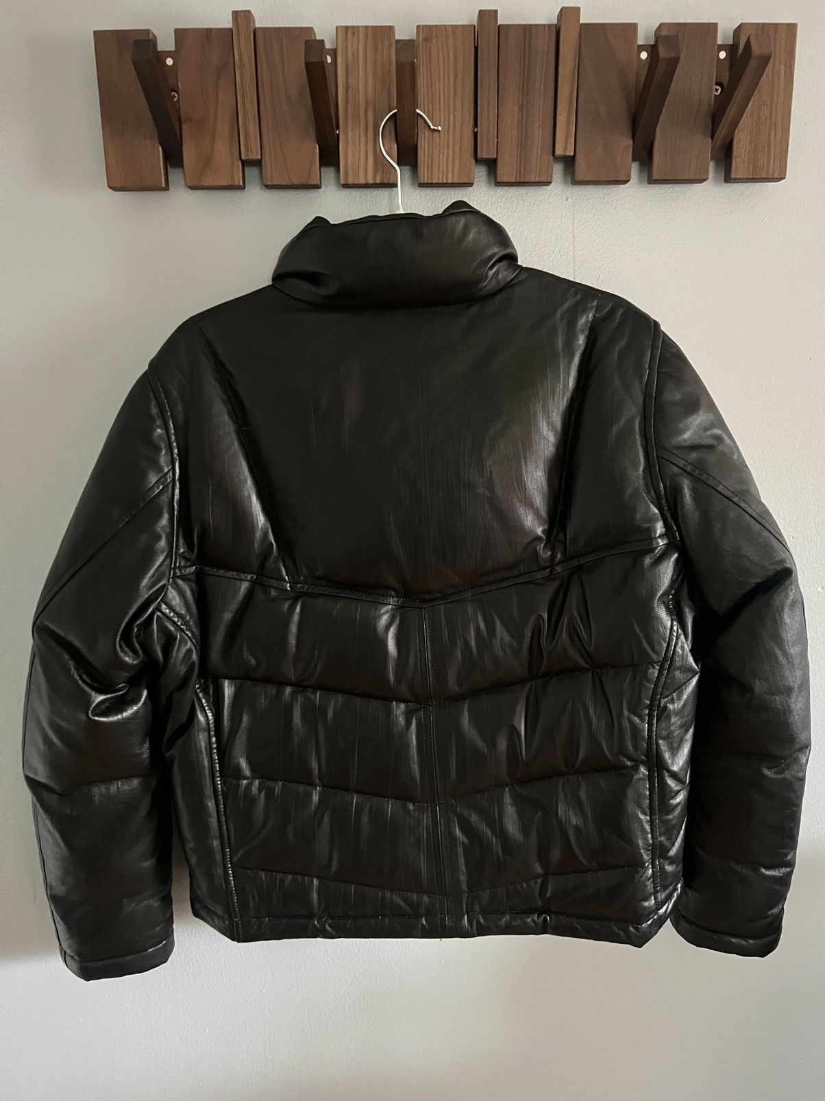 Balmain Balmain Paris Cropped Leather Puffer / Down Jacket Size US M / EU 48-50 / 2 - 2 Thumbnail