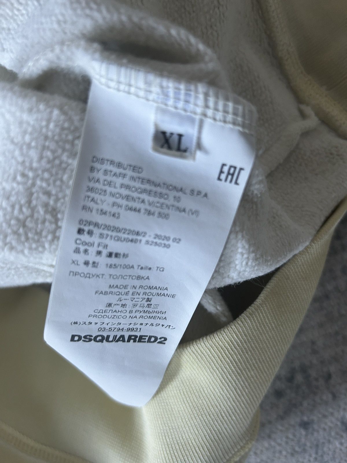 Dsquared2 Dsquared2 logo print dyed hoody DS2 🇮🇹 winter Size US XL / EU 56 / 4 - 4 Thumbnail