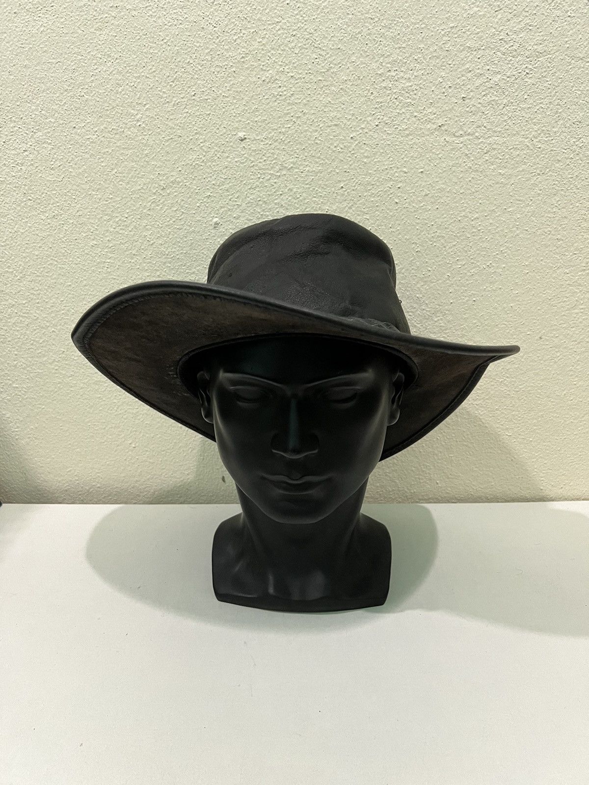 Leather Vintage Jagaru Australian Leather Bucket Hats Size ONE SIZE - 2 Thumbnail