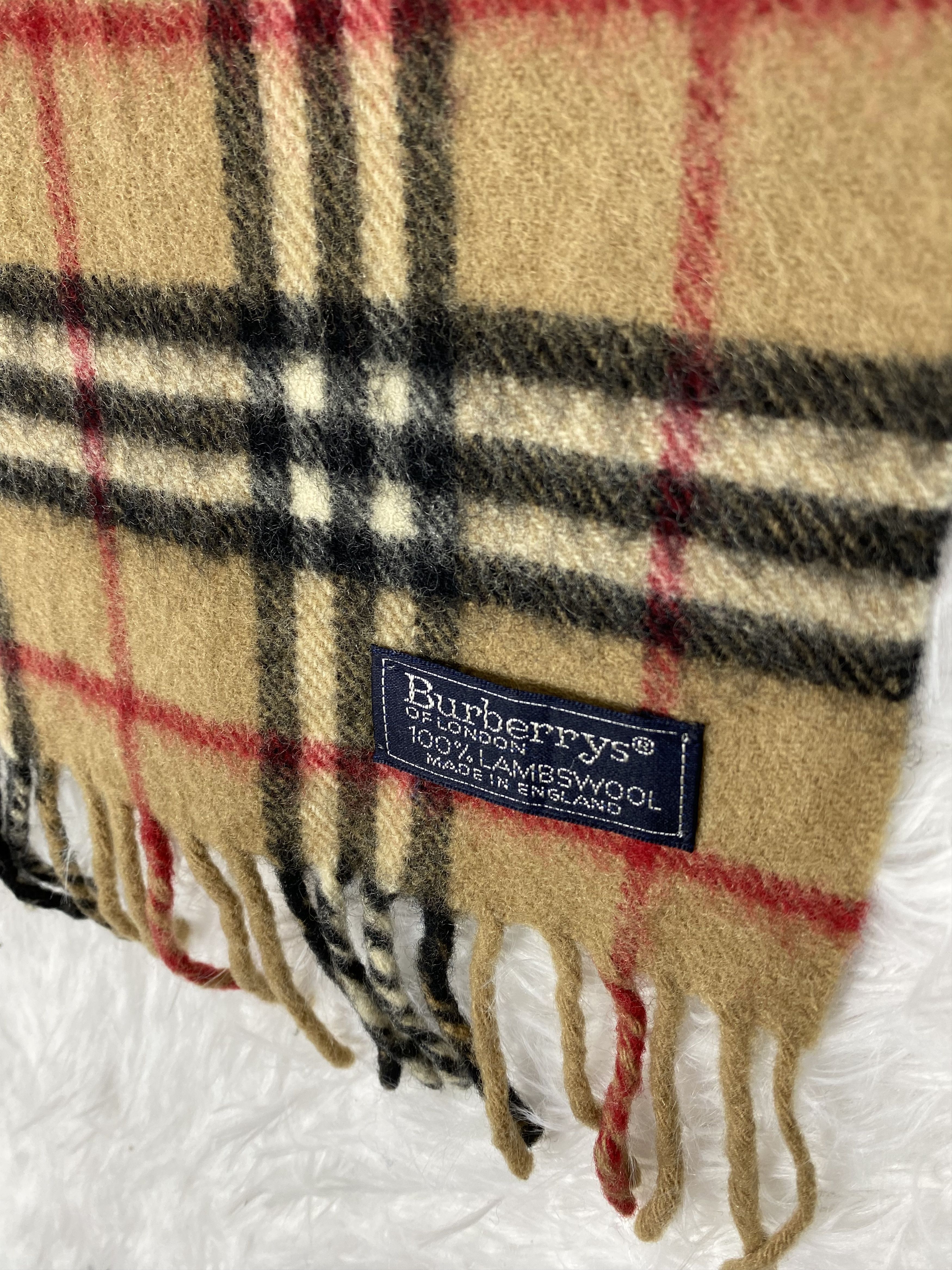 Burberry Vintage Burberry Scarf / Muffler Neckwear PM0006 Size ONE SIZE - 2 Thumbnail