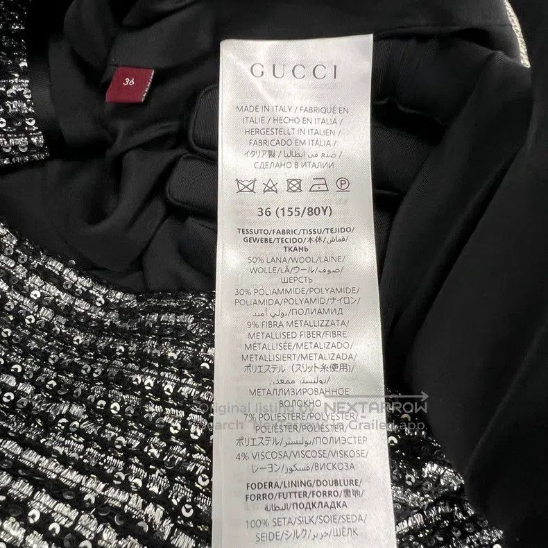 Gucci Gucci Striped thick flower round-neck short jacket Size XS / US 0-2 / IT 36-38 - 5 Thumbnail