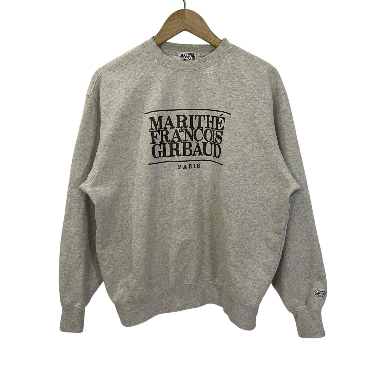Marithe + Francois Girbaud Vintage Marithe Francois Girboud Big Logo Sweatshirt Size US L / EU 52-54 / 3 - 1 Thumbnail