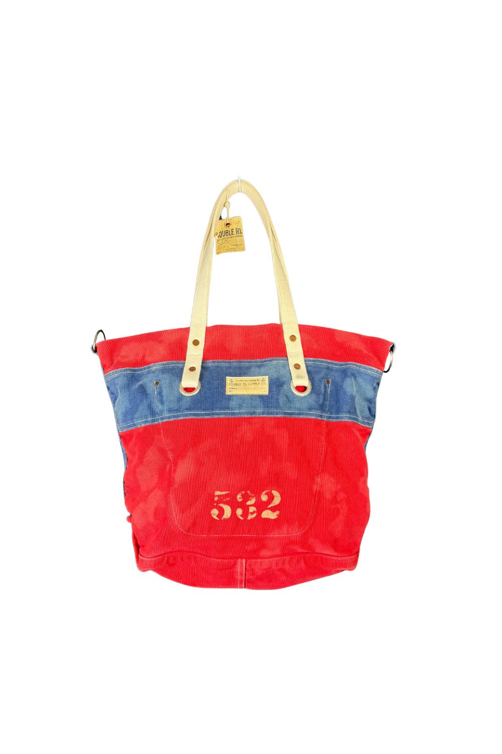 RRL Ralph Lauren RRL Double RL 2006 Canvas Tote Bag Rugged Goods Supply Size ONE SIZE - 1 Thumbnail
