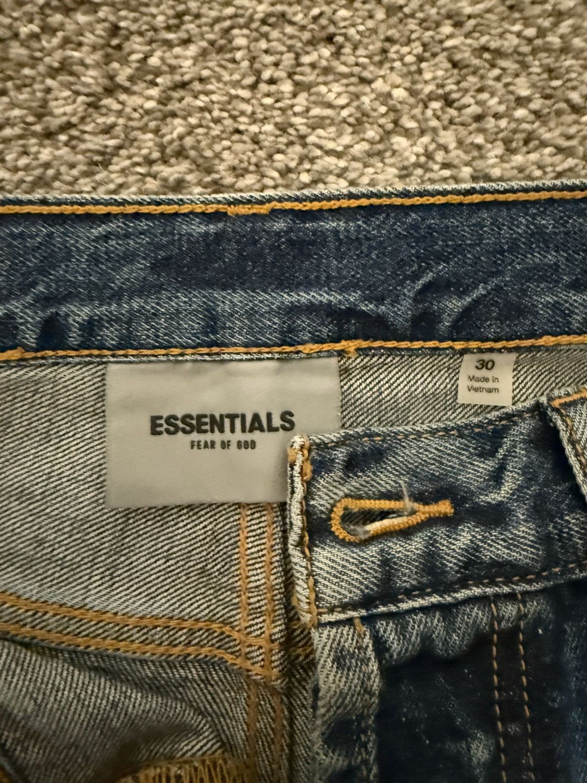 Fear of God Fear Of God Essentials Denim Jeans Size US 30 / EU 46 - 3 Thumbnail