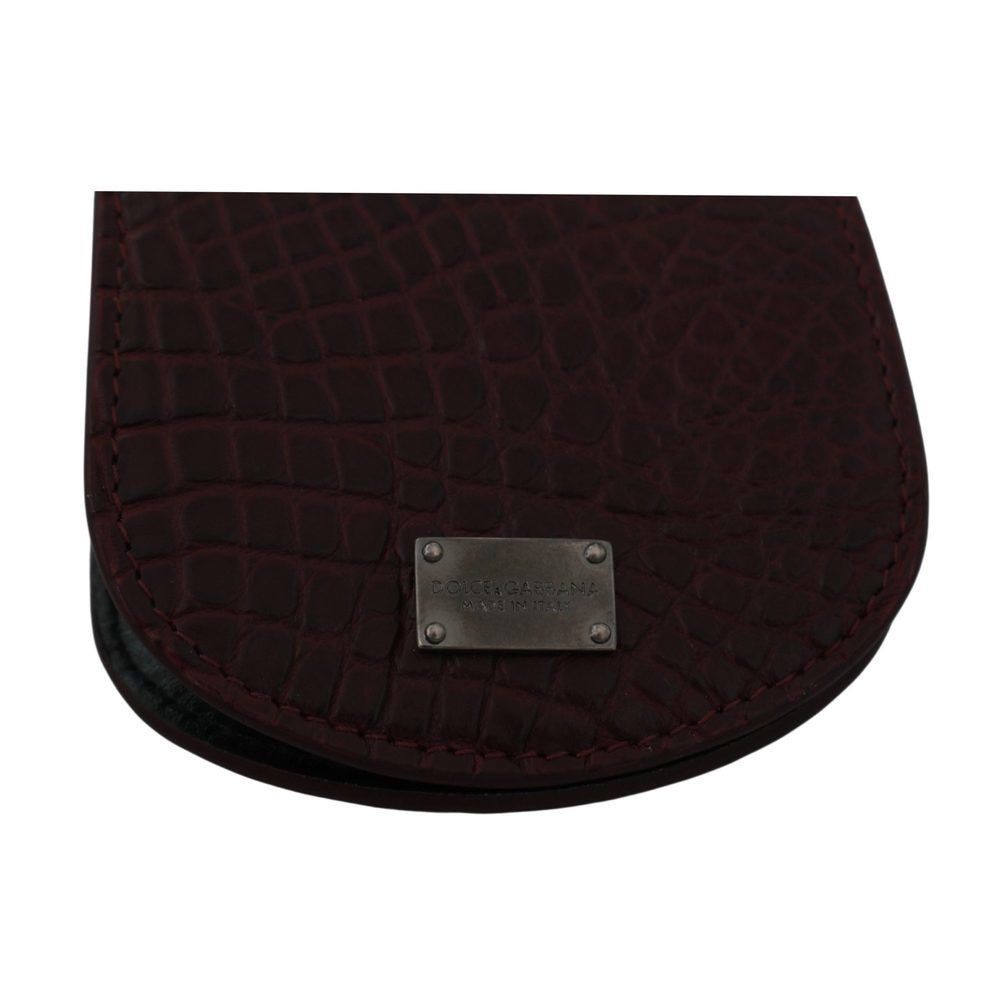 Dolce & Gabbana Dolce & Gabbana Brown Exotic Skin Pocket Condom Case Holder Size ONE SIZE - 5 Thumbnail