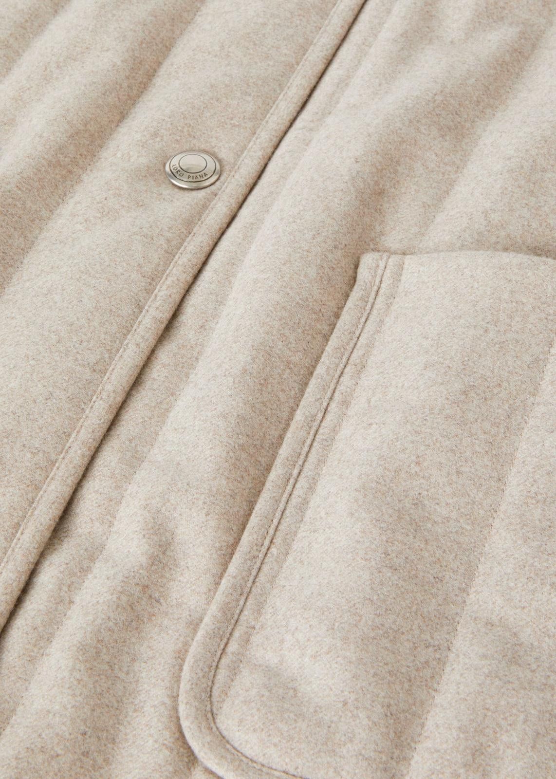 Loro Piana o1srvl11e0125 FAO0555 Briag Jacket in Beige Size S / US 4 / IT 40 - 3 Thumbnail