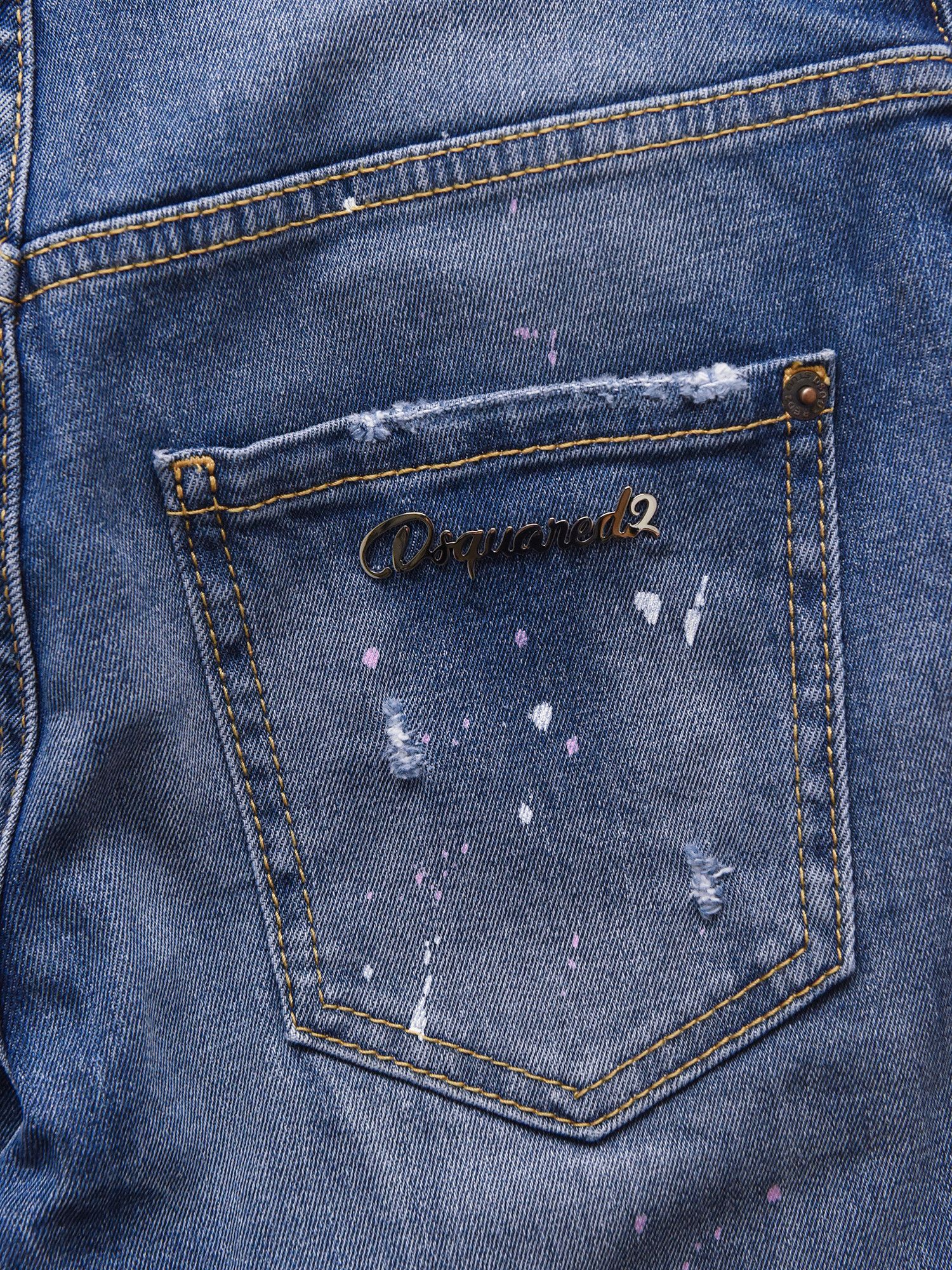 Dsquared2 DSQUARED2 Womens High-Rise Cropped Jeans Size 28" / US 6 / IT 42 - 13 Thumbnail