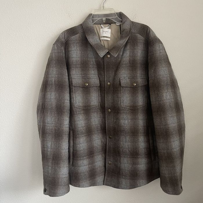 Billy Reid Billy Reid Quilted Checkered Work Jacket Shirt Grailed