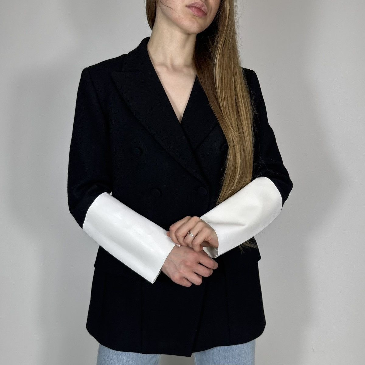 Sportmax SPORTMAX DEFILE Archive Rare Luxury Japanese Style Blazer Size L / US 10 / IT 46 - 4 Thumbnail