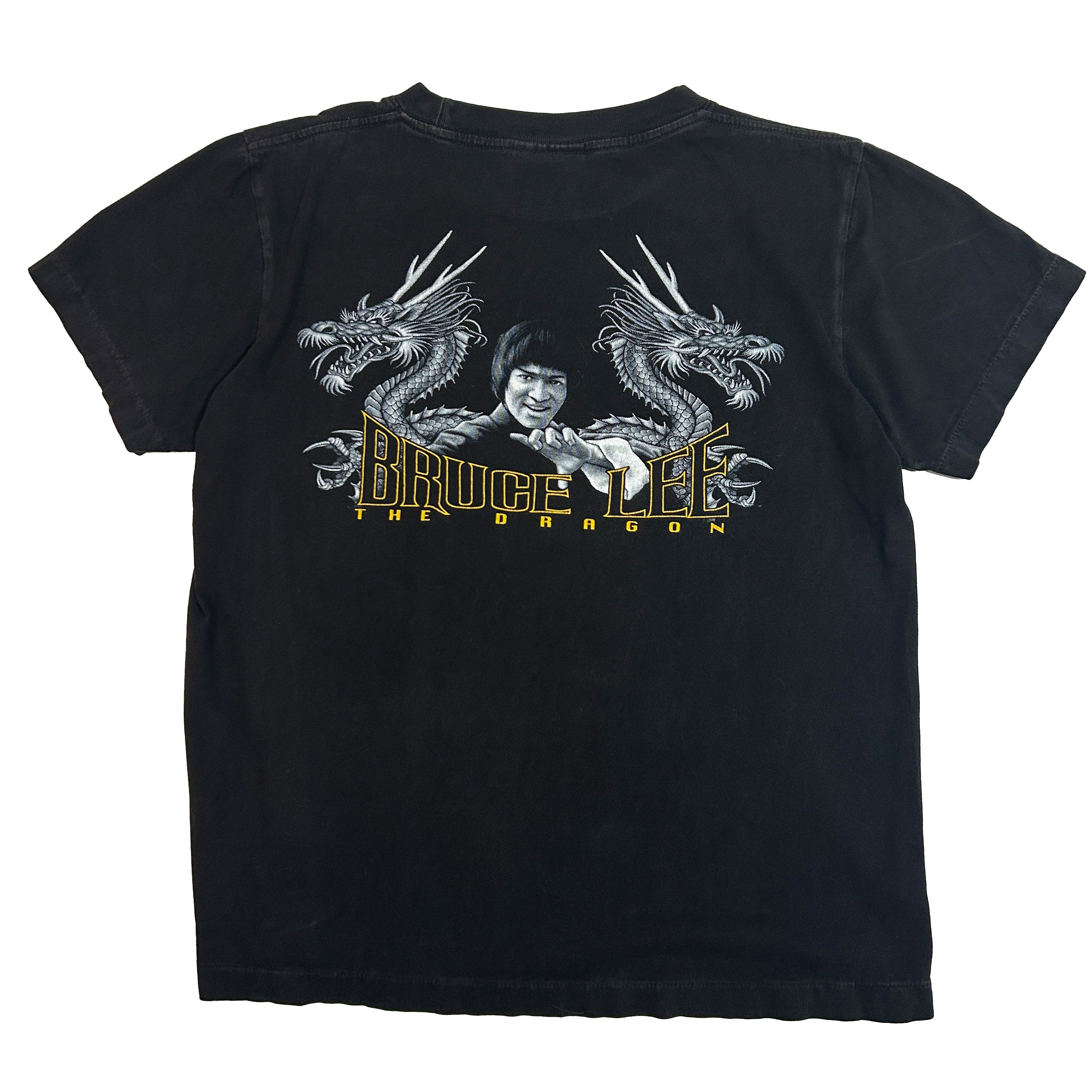 L.A. Roxx Vintage Bruce Lee Dragon Graphic Tee Size US M / EU 48-50 / 2 - 2 Thumbnail
