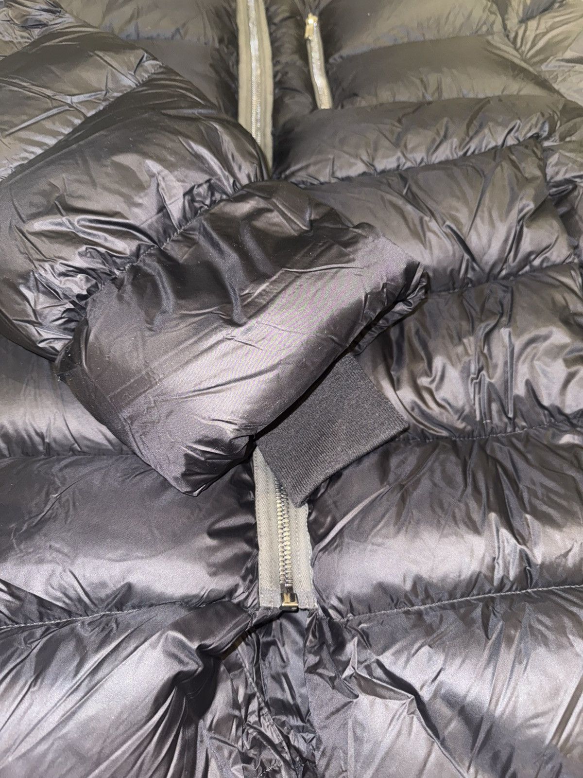 Rick Owens × Rick Owens Drkshdw Rick Owens • Black Jumbo Gimp Down Coat Size US M / EU 48-50 / 2 - 11 Thumbnail