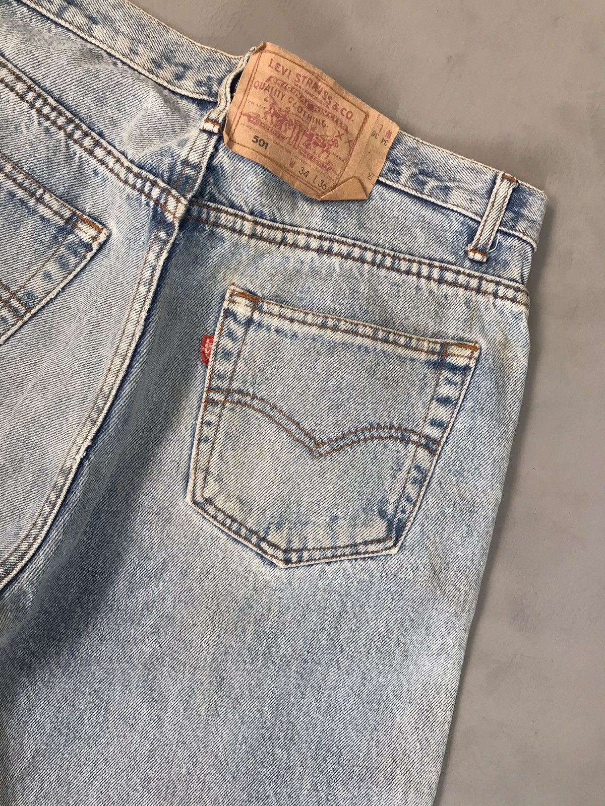 Levi's Vintage Levi’s 501 denim Size US 34 / EU 50 - 19 Thumbnail