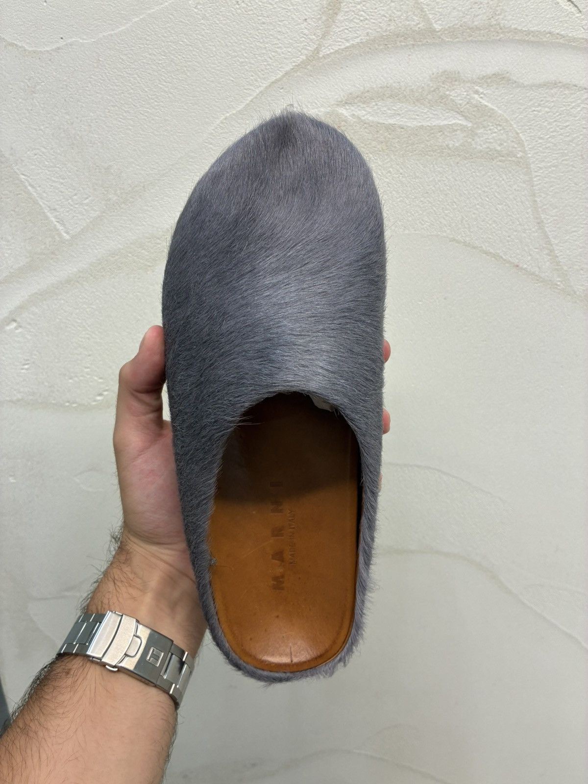 Marni Marni Grey Fussbett Sabot Size US 8 / EU 41 - 11 Thumbnail