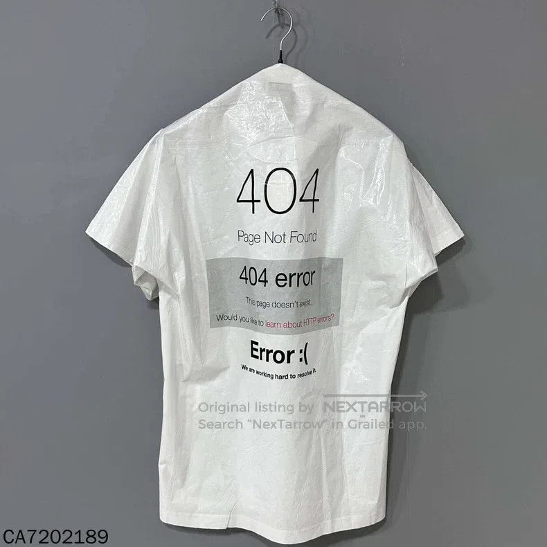 Balenciaga Balenciaga Error Loading Glaze Round Neck Short Sleeve Size US S / EU 44-46 / 1 - 3 Thumbnail