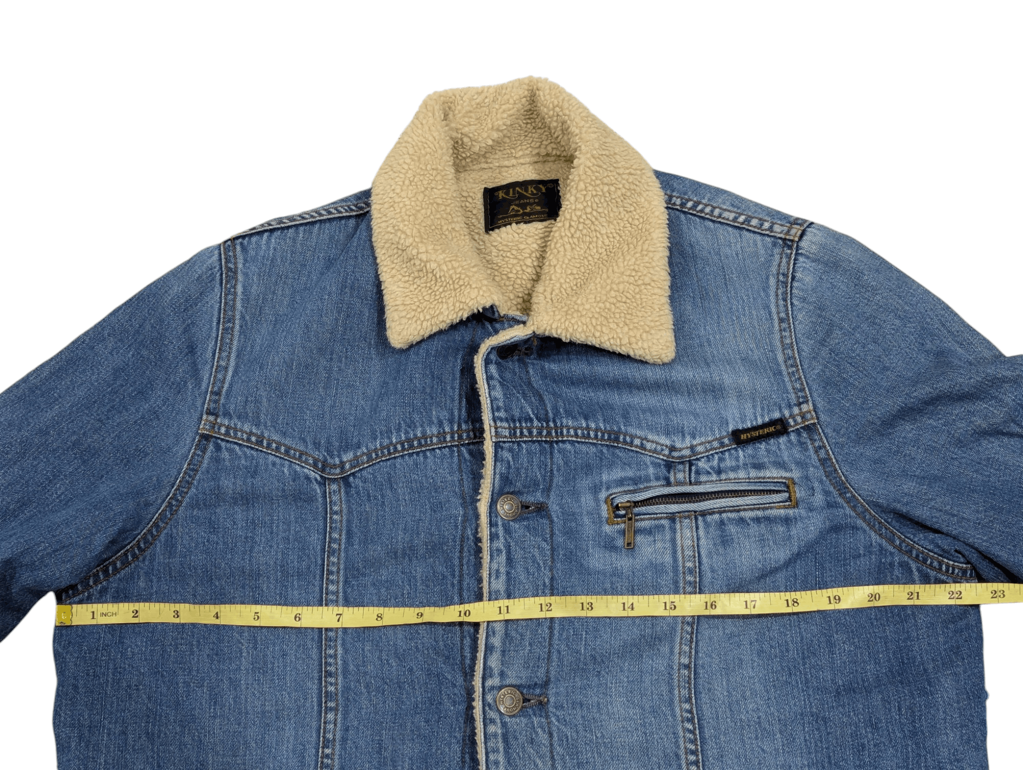 Hysteric Glamour Hysteric Glamour Kinky Jeans Denim Sherpa Jacket Size L / US 10 / IT 46 - 18 Thumbnail