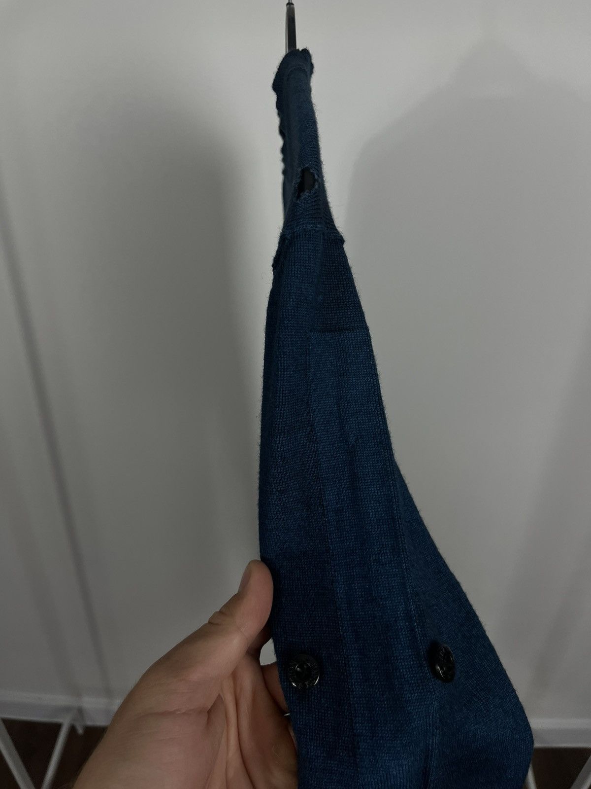 Stone Island Stone Island Blue Knit Long Sleeve Sweater Pullover Crewneck Size US M / EU 48-50 / 2 - 6 Thumbnail
