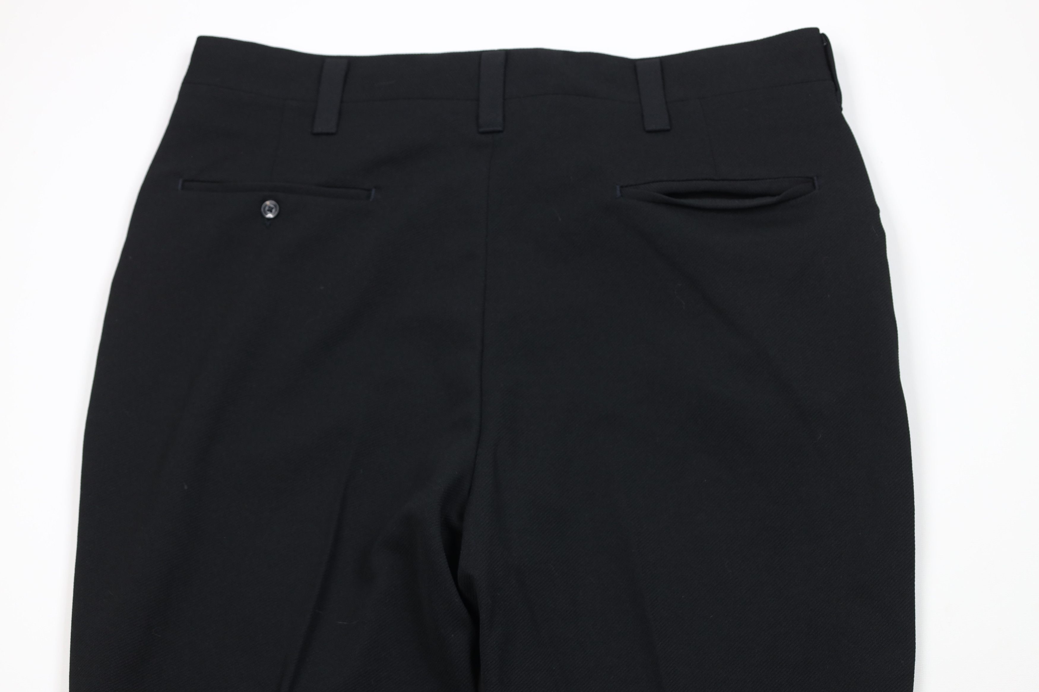 Vintage Vintage 70s Streetwear Flared Wide Leg Chino Pants Black USA Size US 34 / EU 50 - 8 Thumbnail