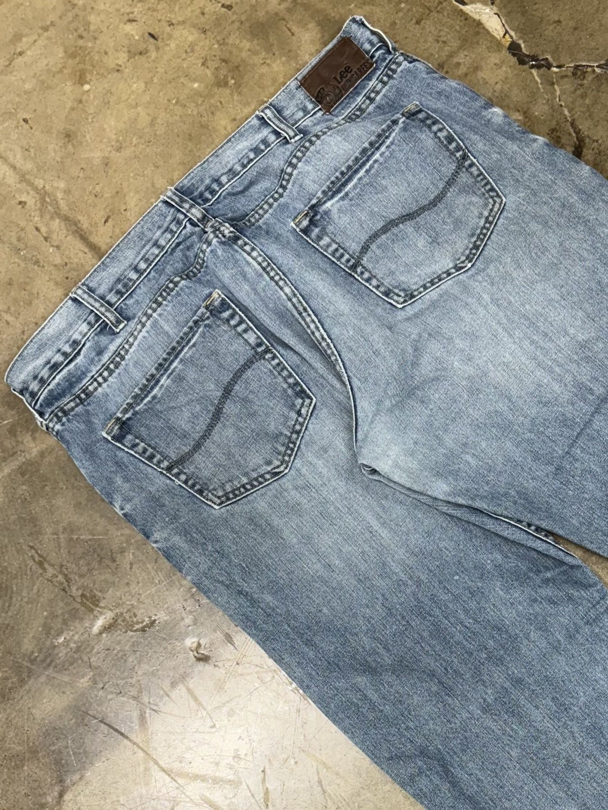 Lee Vintage Lee Dungaree Jeans Sz. 38x32 Size US 38 / EU 54 - 1 Thumbnail