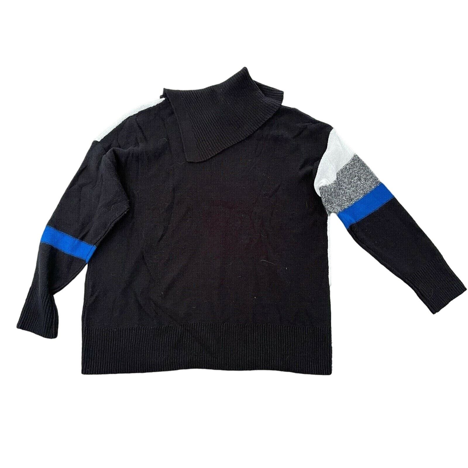 Other Style & Co Sweater Envelope Neck Colorblock Sea Captin SMALL Size S / US 4 / IT 40 - 4 Thumbnail
