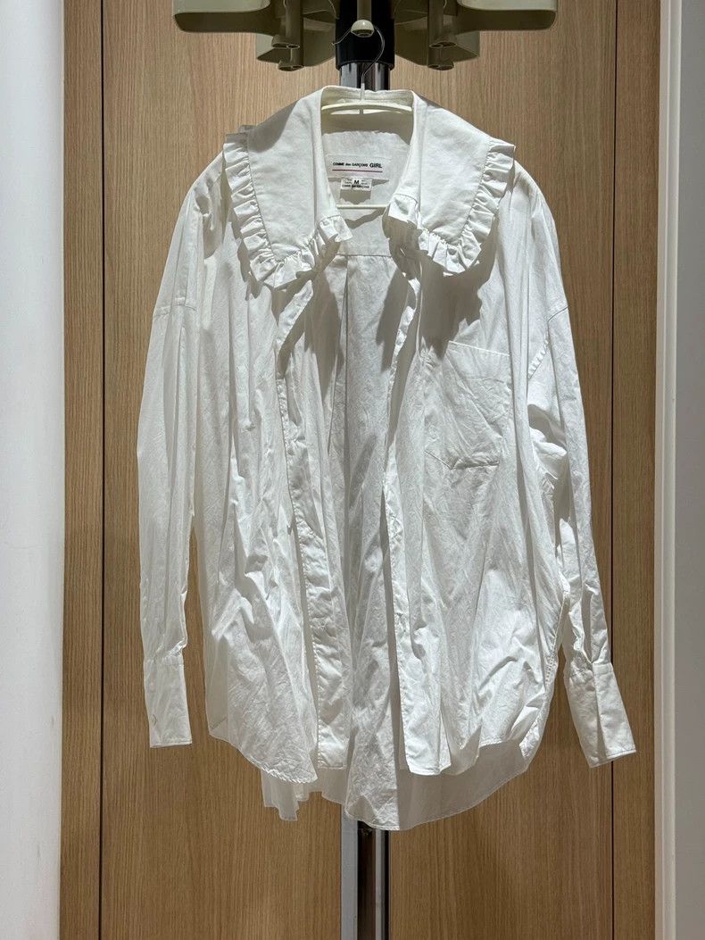 Comme des Garcons Comme Des Garcons Loose lace collar shirt 2505-Nextarrow Size M / US 6-8 / IT 42-44 - 1 Thumbnail