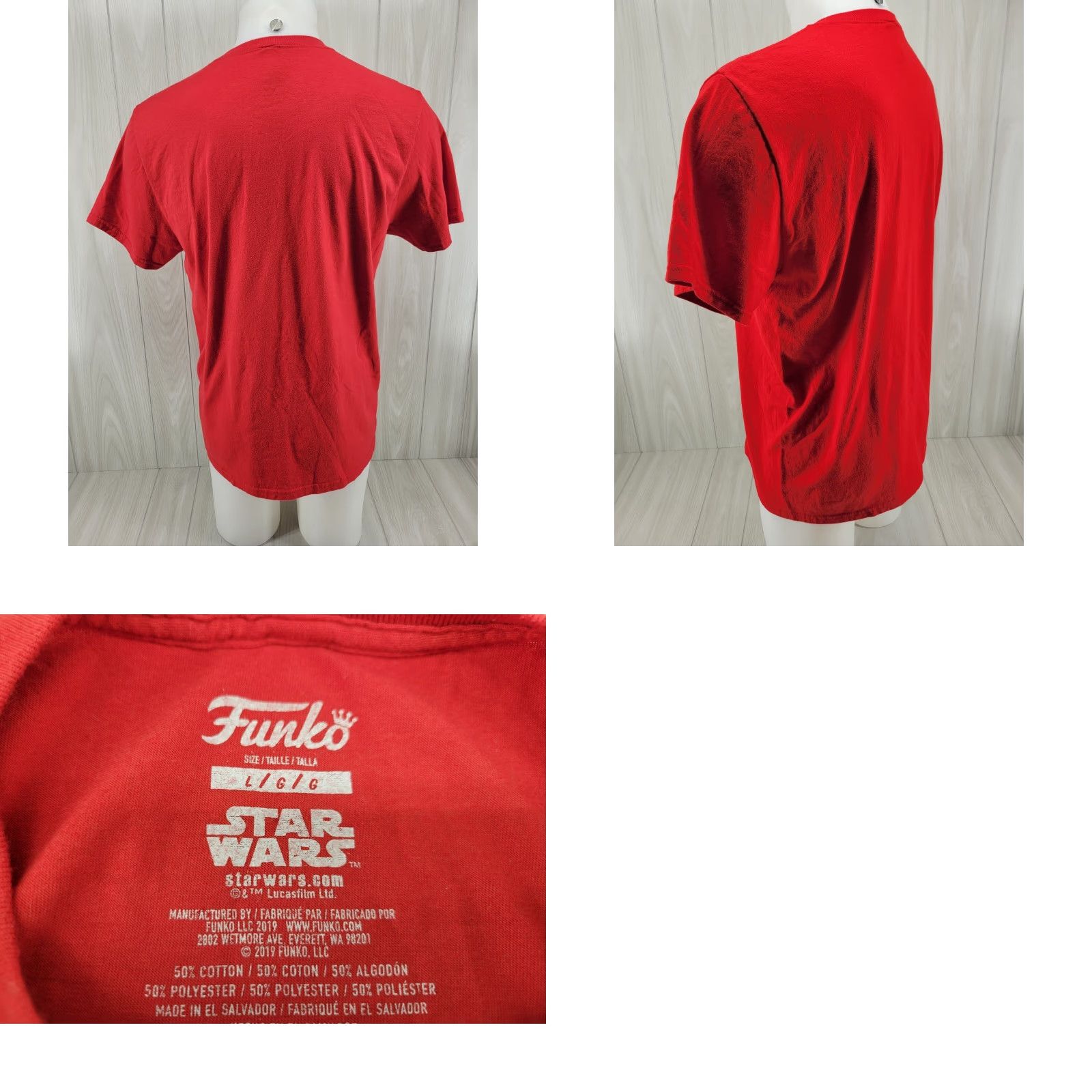 Vintage Funko Star Wars Boba Fett Cereal T Shirt Mens Large T-Shirt Red Star Wars 90s Theme Mens Size US L / EU 52-54 / 3 - 8 Thumbnail