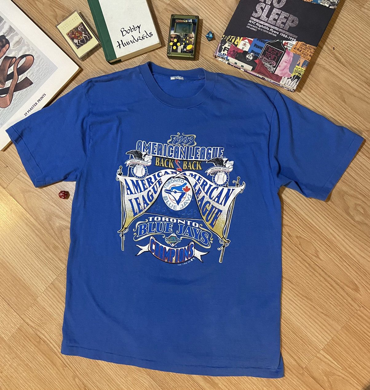 Mlb streetwear vintage 1993 blue jays back to back world series