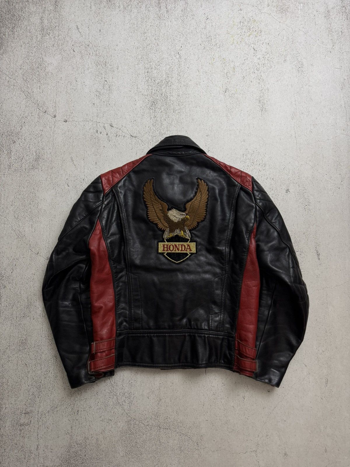 Genuine Leather Harro Vintage Honda Vintage Leather Jacket Size US M / EU 48-50 / 2 - 15 Thumbnail