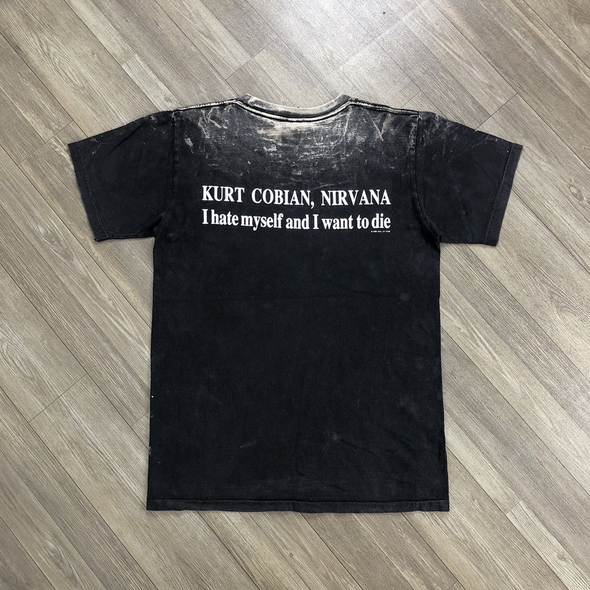 Band Tees × Nirvana 2007s Kurt Cobain Nirvana Bootleg Tie Dye Tee Size US S / EU 44-46 / 1 - 10 Thumbnail