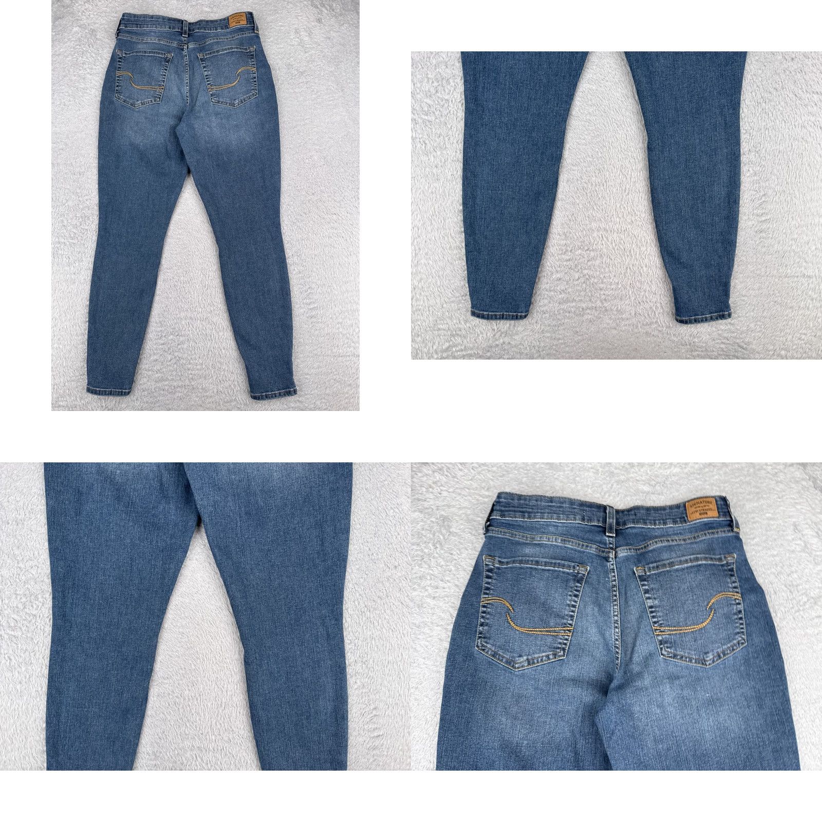 Levi's Levi's Jeans Women 29 Blue Denim Mid Rise Skinny Tapered Cotton Blend 28x27 Jeans Womens Blue 90s? Size 29" - 10 Thumbnail