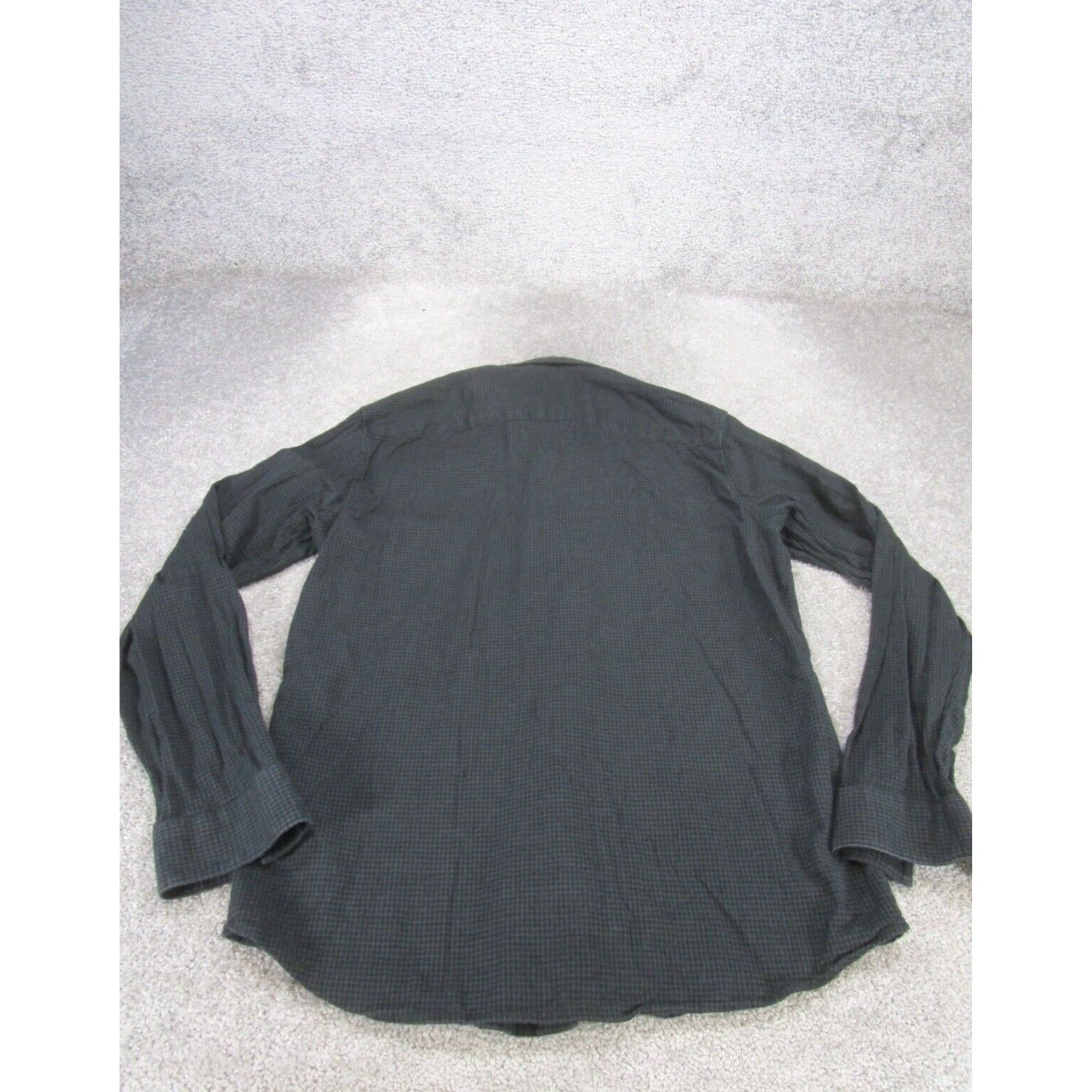 Theory Mens Theory Gray Cotton Shirt Medium XL Extra Large Long Sleeve Button Up Size US M / EU 48-50 / 2 - 3 Thumbnail