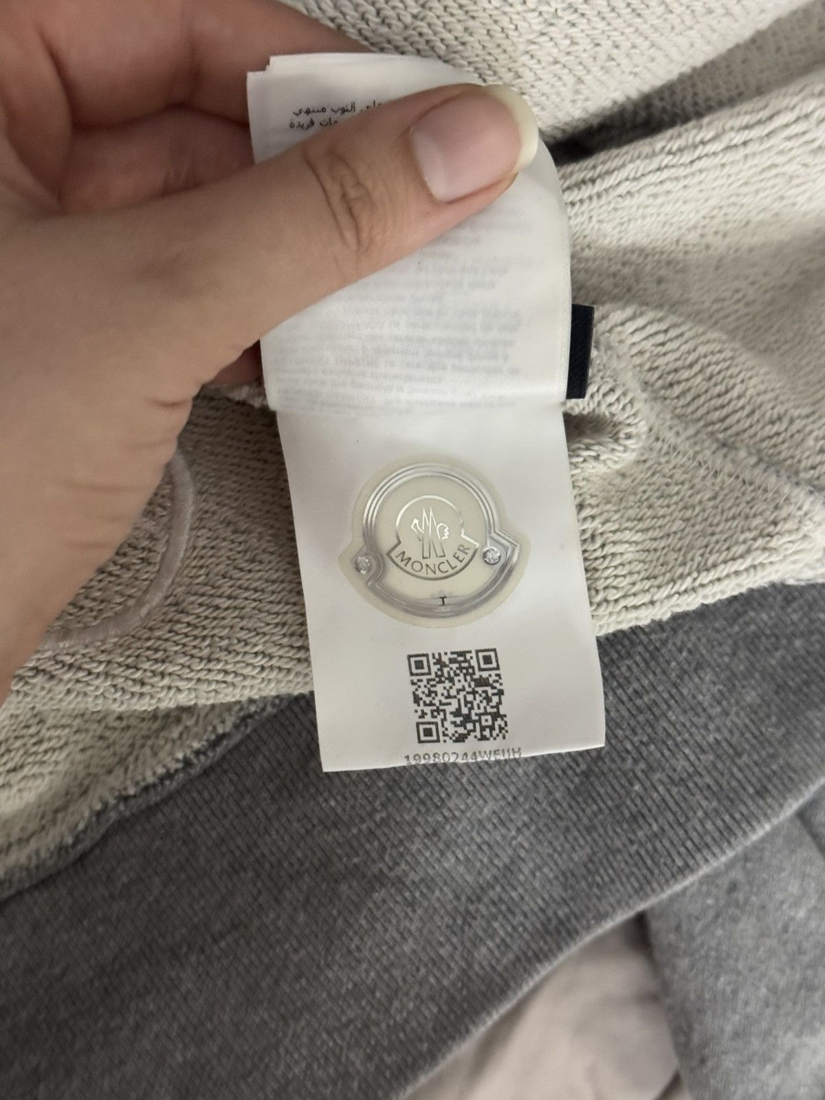 Moncler Moncler x Fragment Hiroshi Fujiwara Sweater – Grey – Rare Size US S / EU 44-46 / 1 - 11 Thumbnail