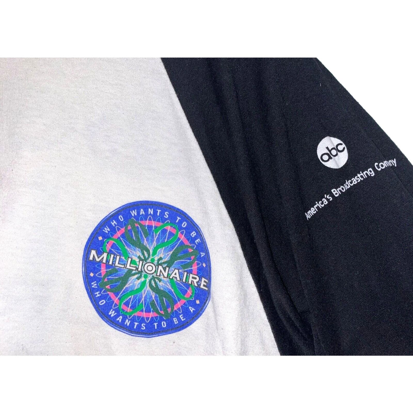 Augusta Sportswear Who Wants To Be A Millionaire Game Show T Shirt L 3/4 Sleeve Size US L / EU 52-54 / 3 - 9 Thumbnail