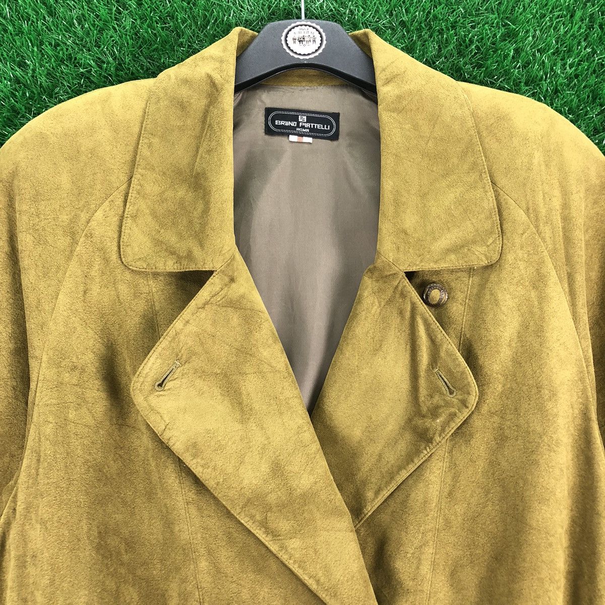 Bruno Piattelli Vintage 80's Bruno Piattelli Roma Moleskin Cropped Coat Size M / US 6-8 / IT 42-44 - 7 Thumbnail