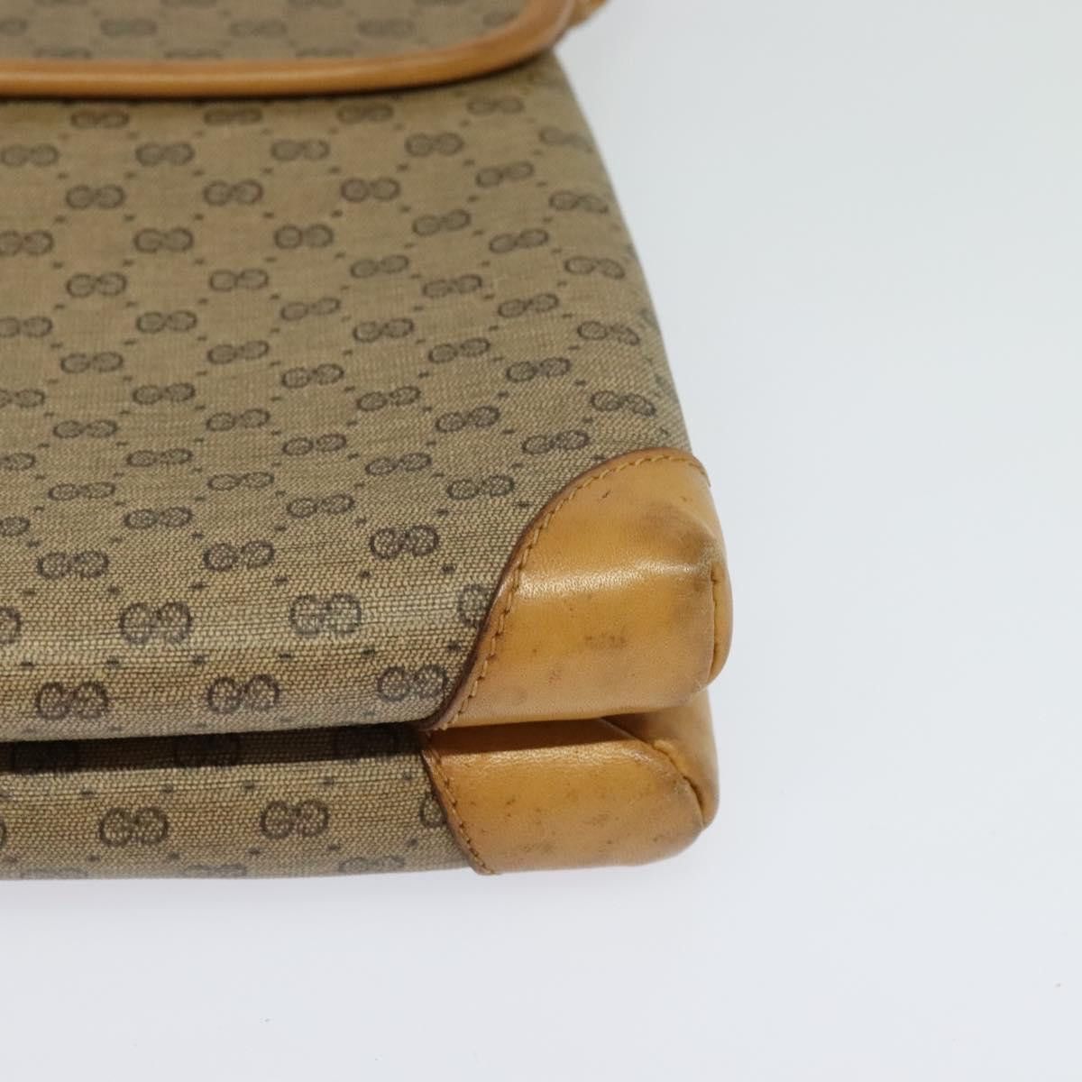 Gucci GUCCI Micro GG Supreme Shoulder Bag Pvc Beige Gold 007 49 Size ONE SIZE - 12 Thumbnail